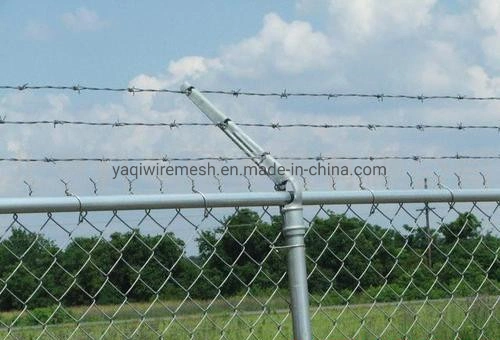 9 Gauge 3.0mm Galvanized Chain Link Fence Diamond Wire Mesh Fence Cyclone Chain Link Mesh Fencing