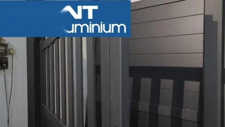 Puerta de entrada de metal industrial de aluminio, puerta de aspecto agradable Aluminio, puertas de aluminio fáciles